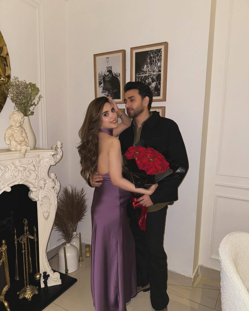 Saboor Aly's Romantic Valentines Day Celebration With Ali Ansari