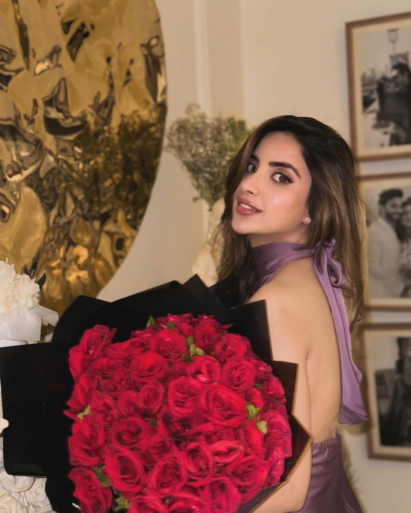 Saboor Aly's Romantic Valentines Day Celebration With Ali Ansari