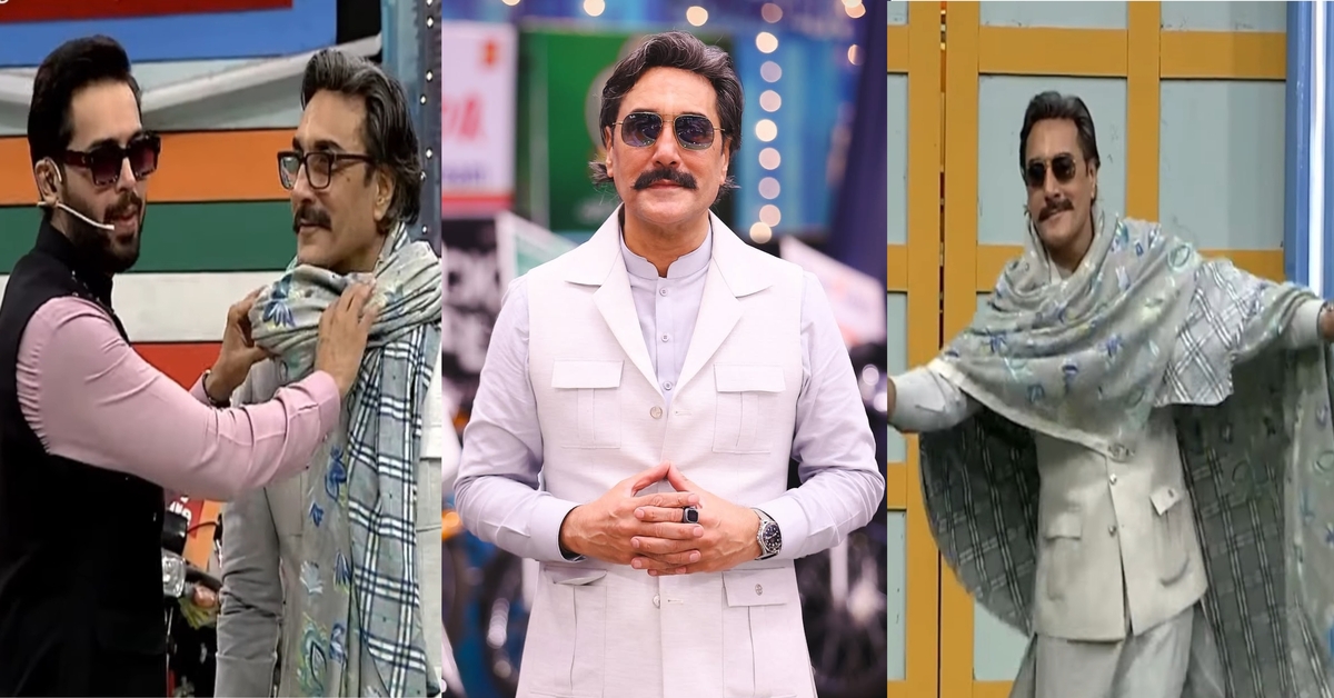 Fans’ Funny Reactions on Adnan Siddiqui’s Floral Shawl Choice