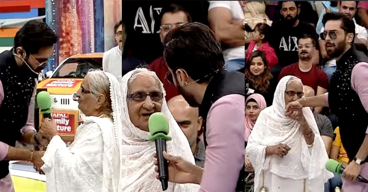 Fahad Mustafa’s Interaction with Elderly Participant in Jeeto Pakistan Wins Hearts