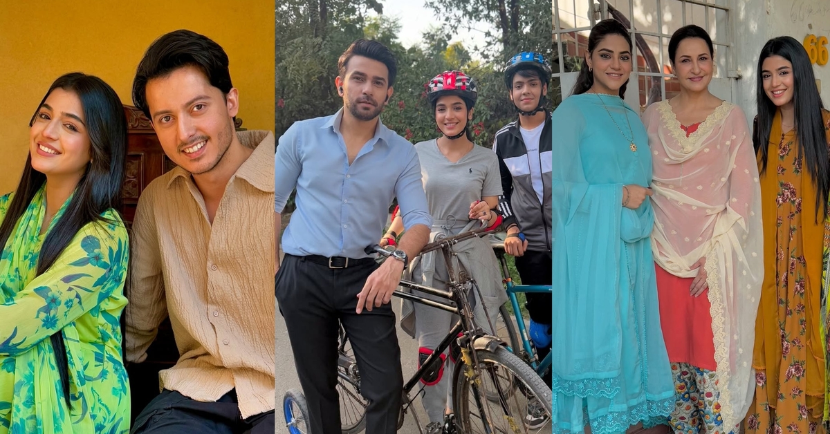 Drama Serial Aas Paas BTS Pictures