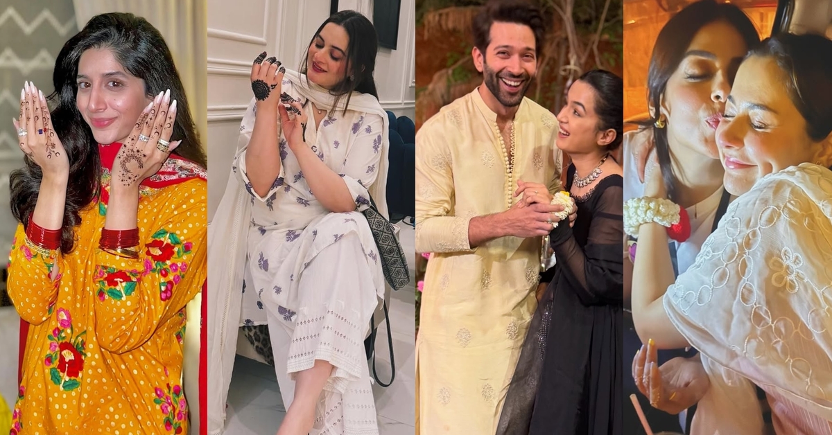 Pakistani Celebrities’ Pictures from Chand Raat Festivities