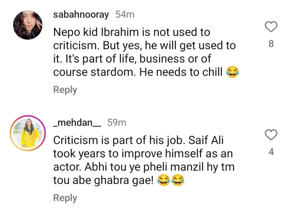 Ibrahim Ali Khan Threatens Pakistani Critic