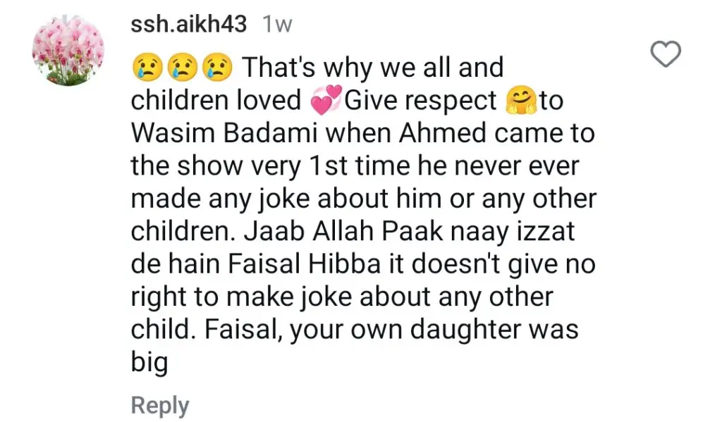 Public Unhappy With Faysal Quraishi Bodyshaming Haim Khan On His Show