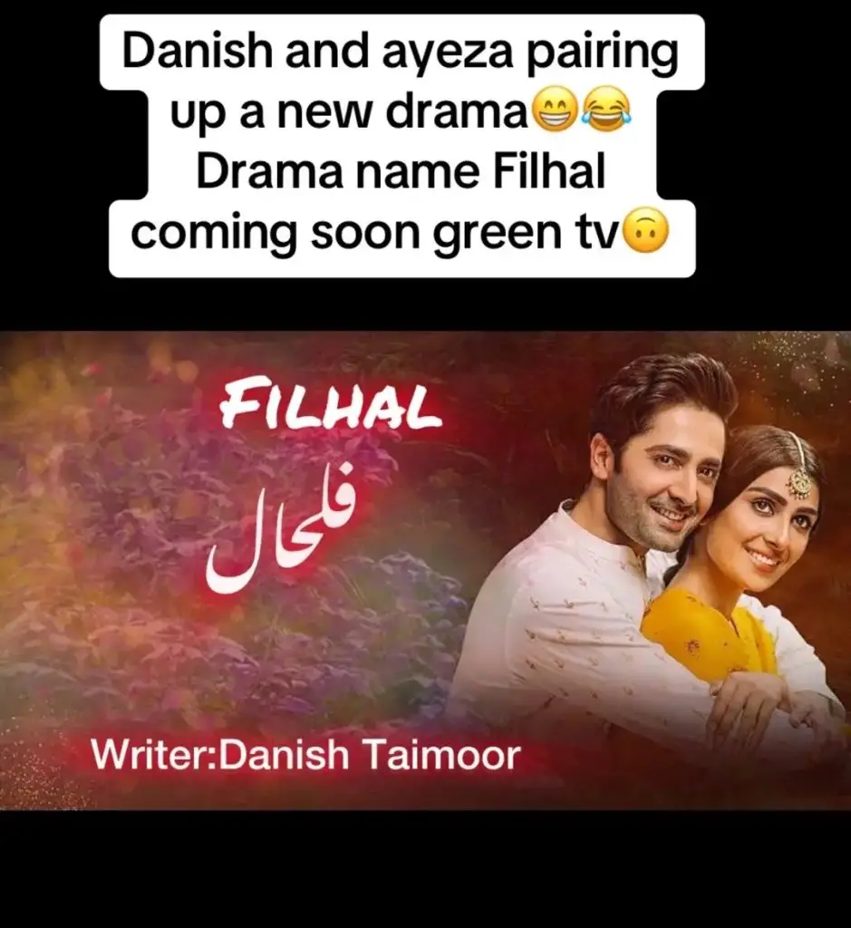 Danish Taimoor Clarifies His Use of 'Filhal'