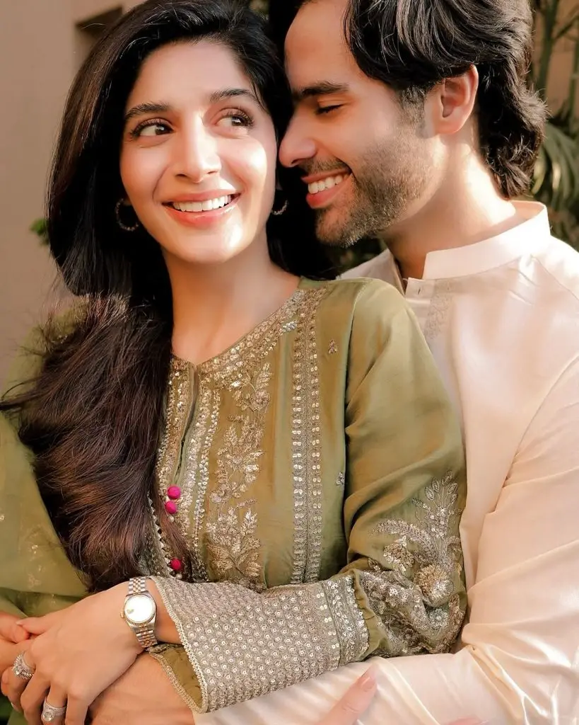 Moura Hawkin and Aamir Gilani Shine in Neelam's Eid Photoshoot