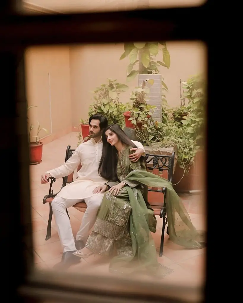 Moura Hawkin and Aamir Gilani Shine in Neelam's Eid Photoshoot