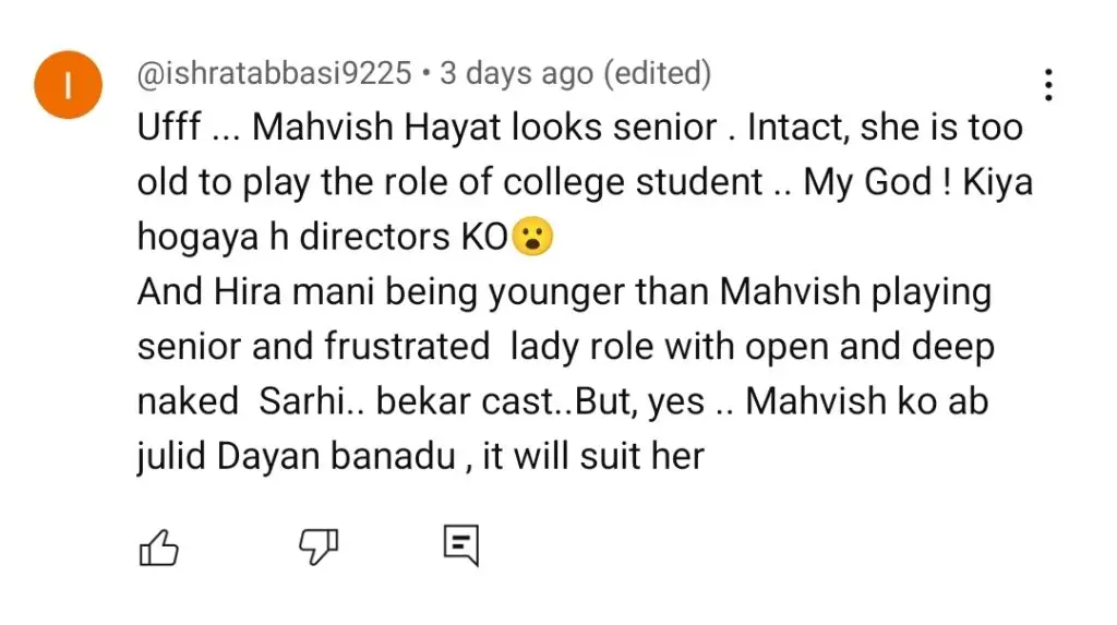 Dayan - Viewers Question Mehwish Hayat as University Student