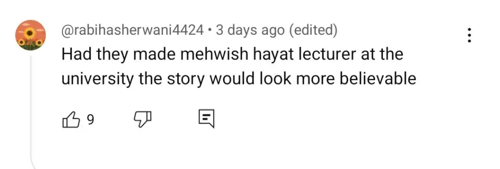 Dayan - Viewers Question Mehwish Hayat as University Student