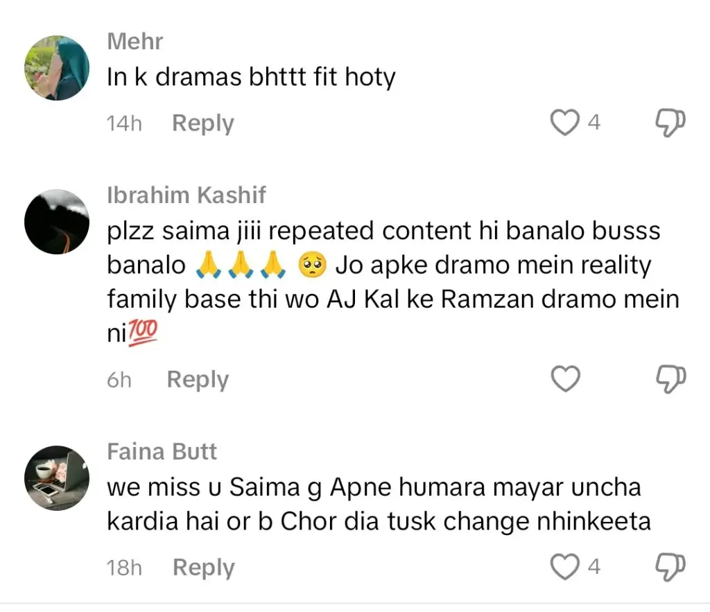 Why Suno Chanda Fame Saima Akram Chaudhary not Writing Dramas