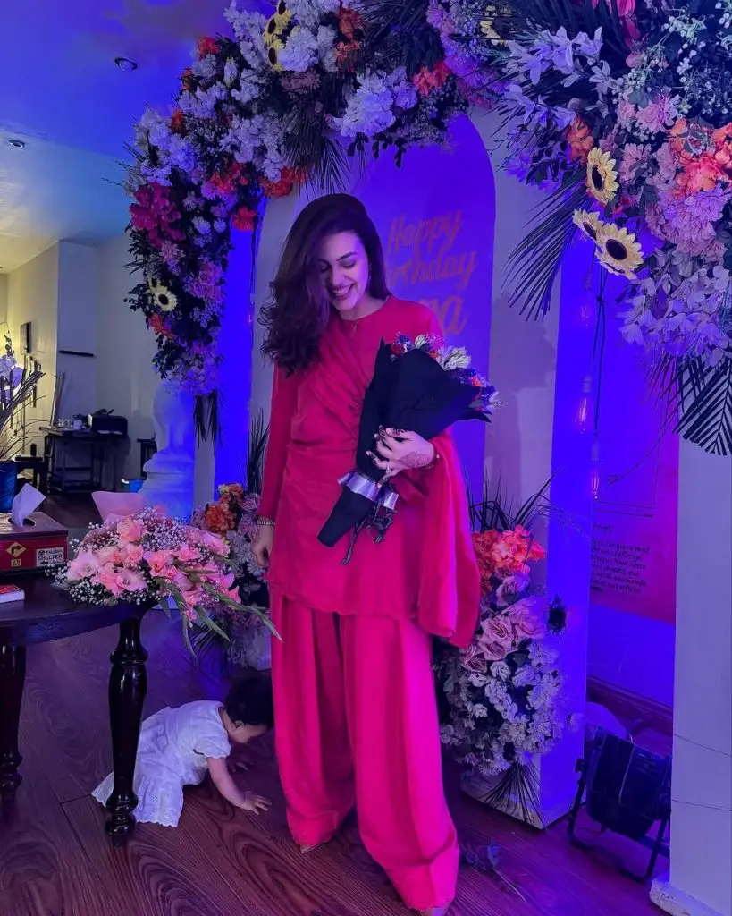 Zara Noor Abbas Celebrates Birthday with Husband