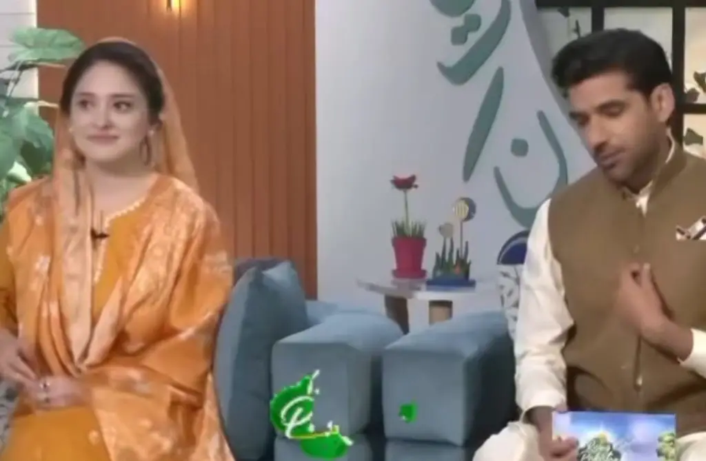 Tere Bin Fame Hira Soomro Loses Calm in Live Ramzan Transmission