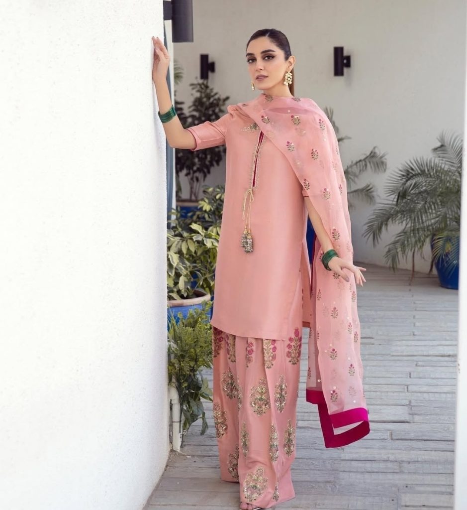 Pakistani actresses embrace the Farsi Shalwar trend