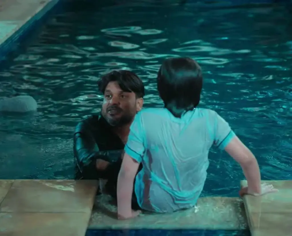 Abu Huraira Aka Mohid Fom Meem Se Mohabbat On Pool Scene