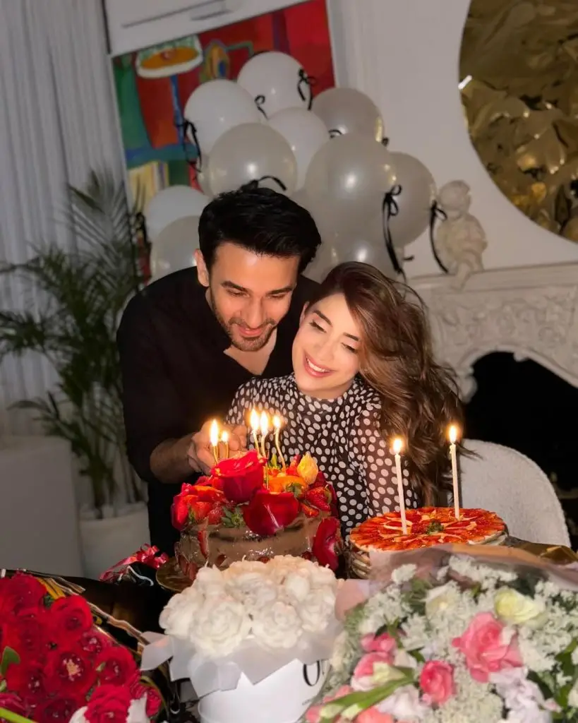 Saboor Aly Gets Birthday Surprise From Husband Ali Ansari