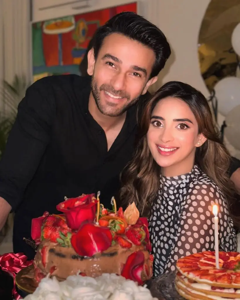 Saboor Aly Gets Birthday Surprise From Husband Ali Ansari