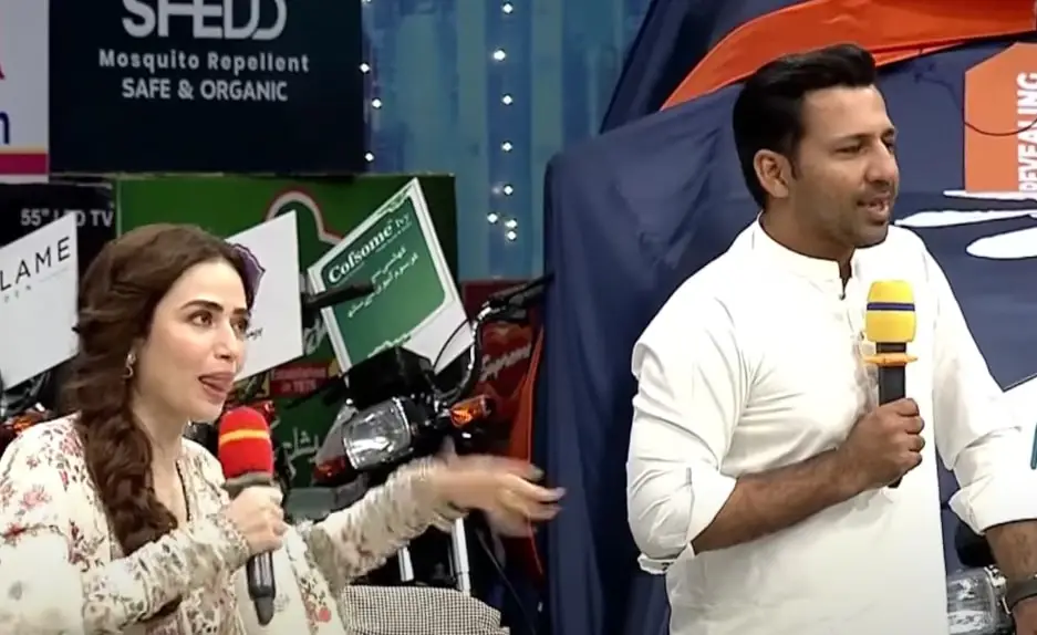 Sana Javed Misbehaves with Sarfaraz Ahmed in Jeeto Pakistan