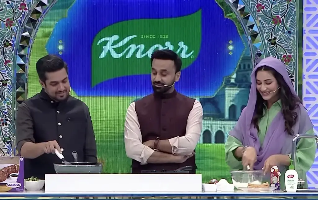 Iqrar Ul Hassan & Waseem Badami's Flirtation With Female Chef