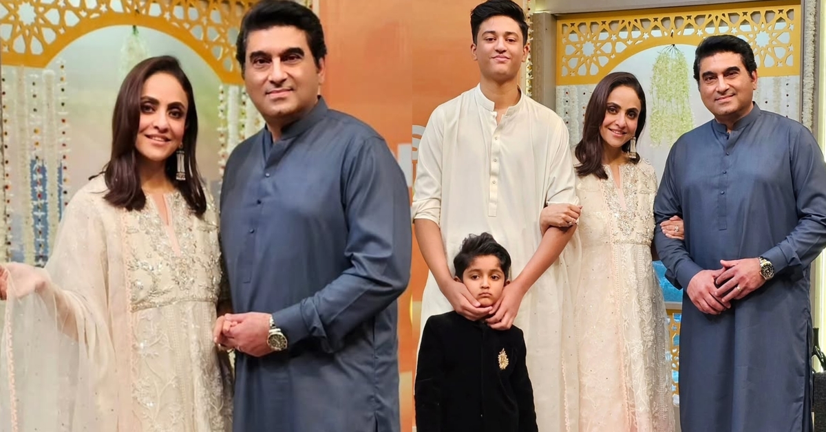 Nadia Khan Shares Pictures with Family on Eid Day