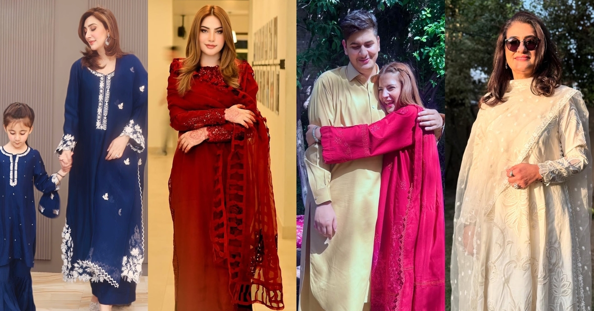 Pakistani Celebrities On Eid ul Fitr 2025 – Day 2