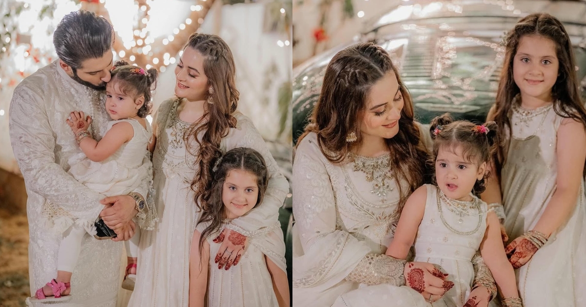 Aiman Khan & Muneeb Butt Family Pictures from Eid Day 3