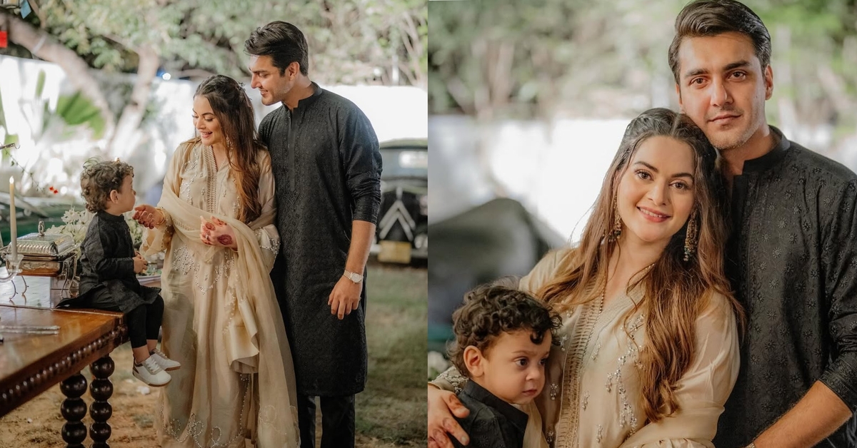 Minal Khan Family Pictures from Eid Dinner