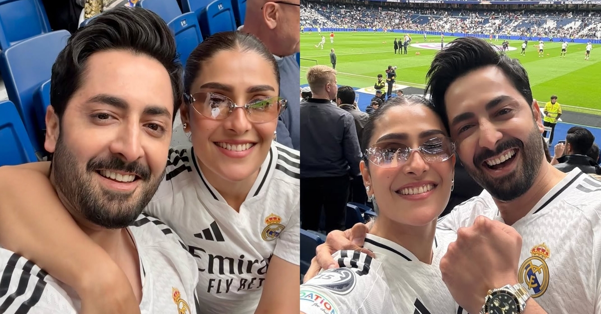 Danish Taimoor and Ayeza Khan’s Pictures from Football Match