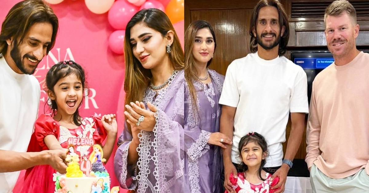 Hassan Ali Daughter Helena’s 4th Birthday