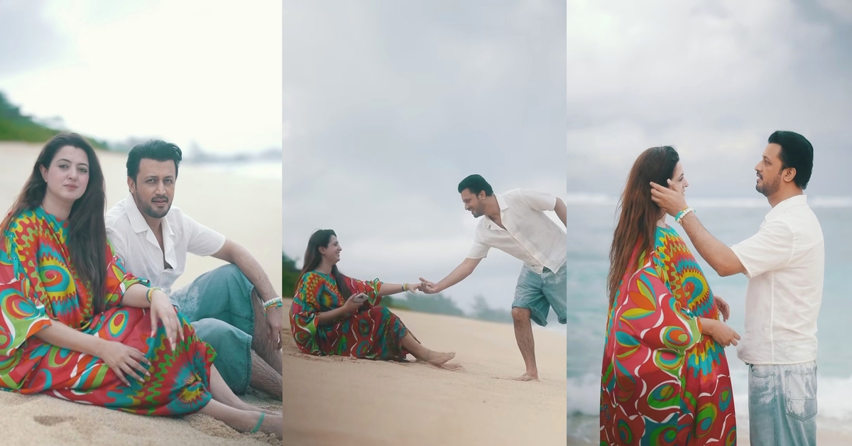 Atif Aslam’s Romantic Pictures & Reel with Wife From Mauritius