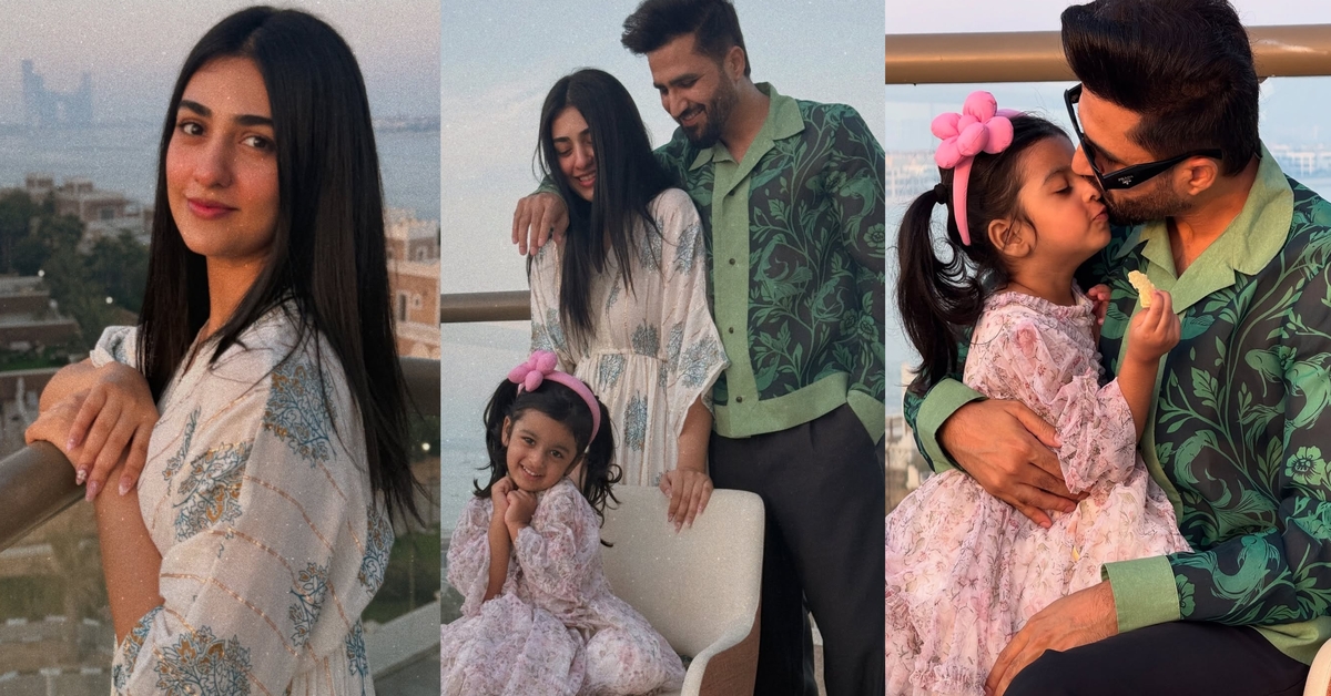 Sarah Khan & Falak Shabir Adorable Family Clicks from Dubai