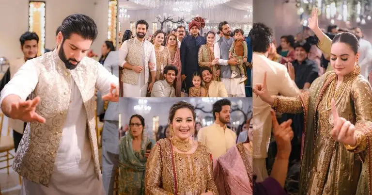 Aiman Khan and Minal Khan HD Family Pictures from Brother’s Barat