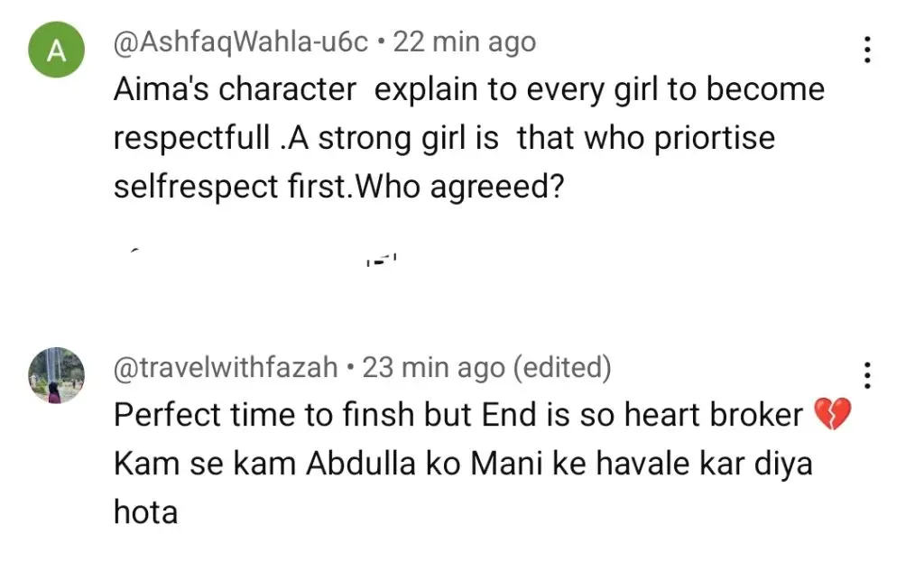 Mehshar Last Episode Public Reaction