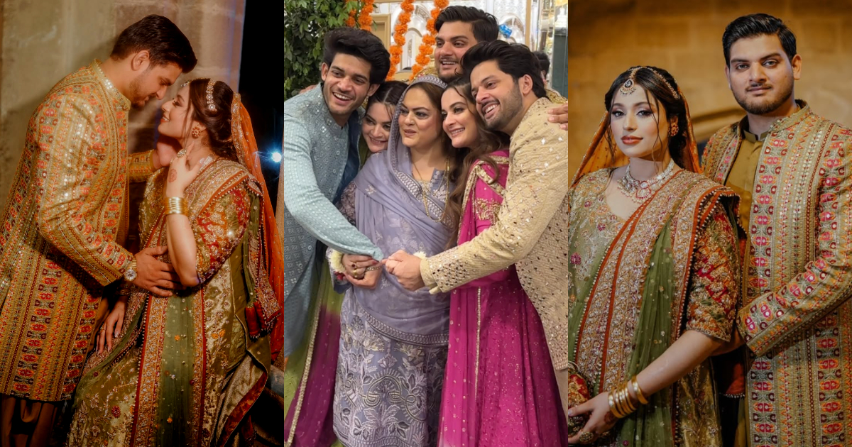 Aiman Khan & Minal Khan Brother’s Mehndi Event – Pictures And Videos