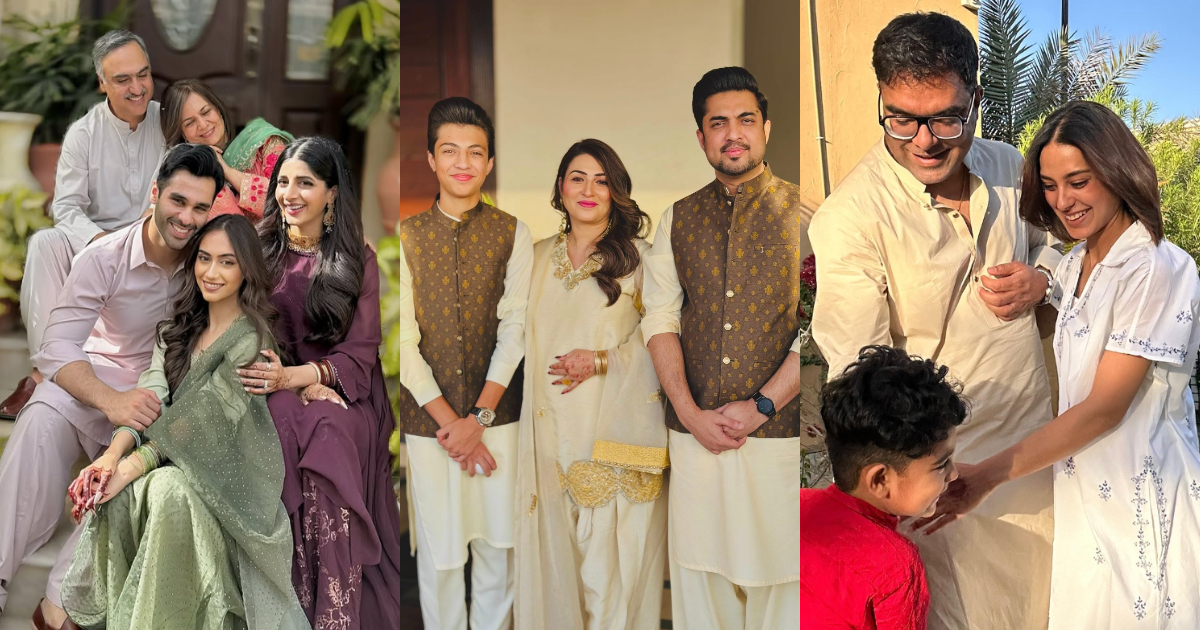 Pakistani Celebrities On Eid Ul Fitr 2025 Day 2 – Part 2