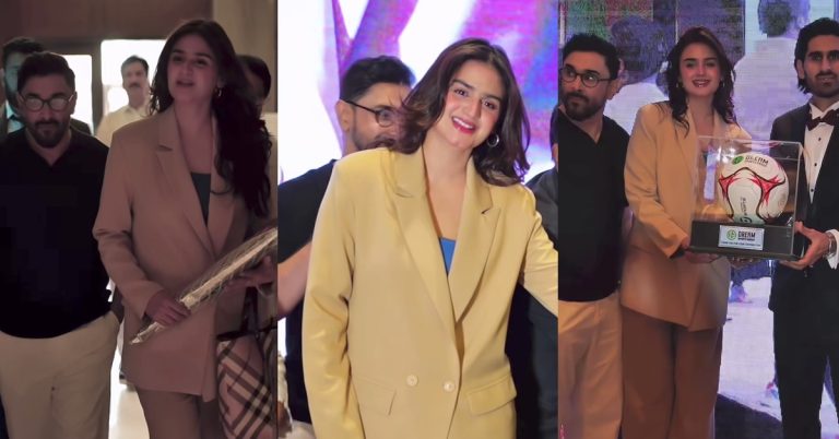 Hira Mani Honored While Mani Gets Ignored at a Recent Event