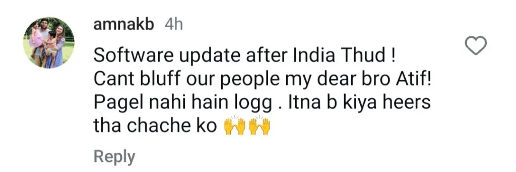 Fans Unimpressed With Atif Aslam For Sharing Tarana After War