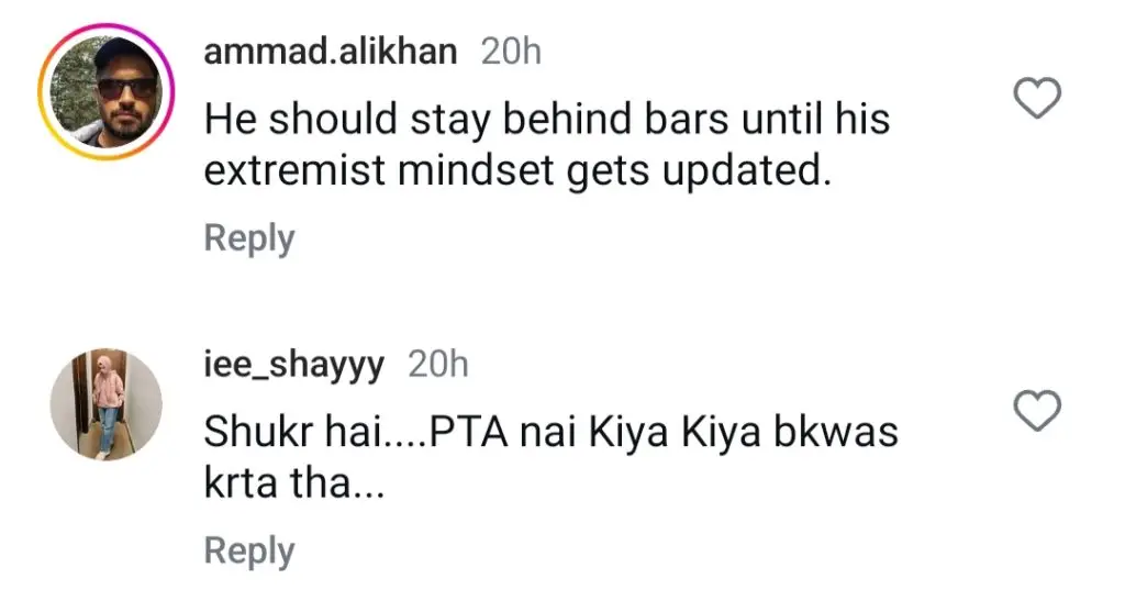 Public Hails Hasan Iqbal Chishti’s Arrest