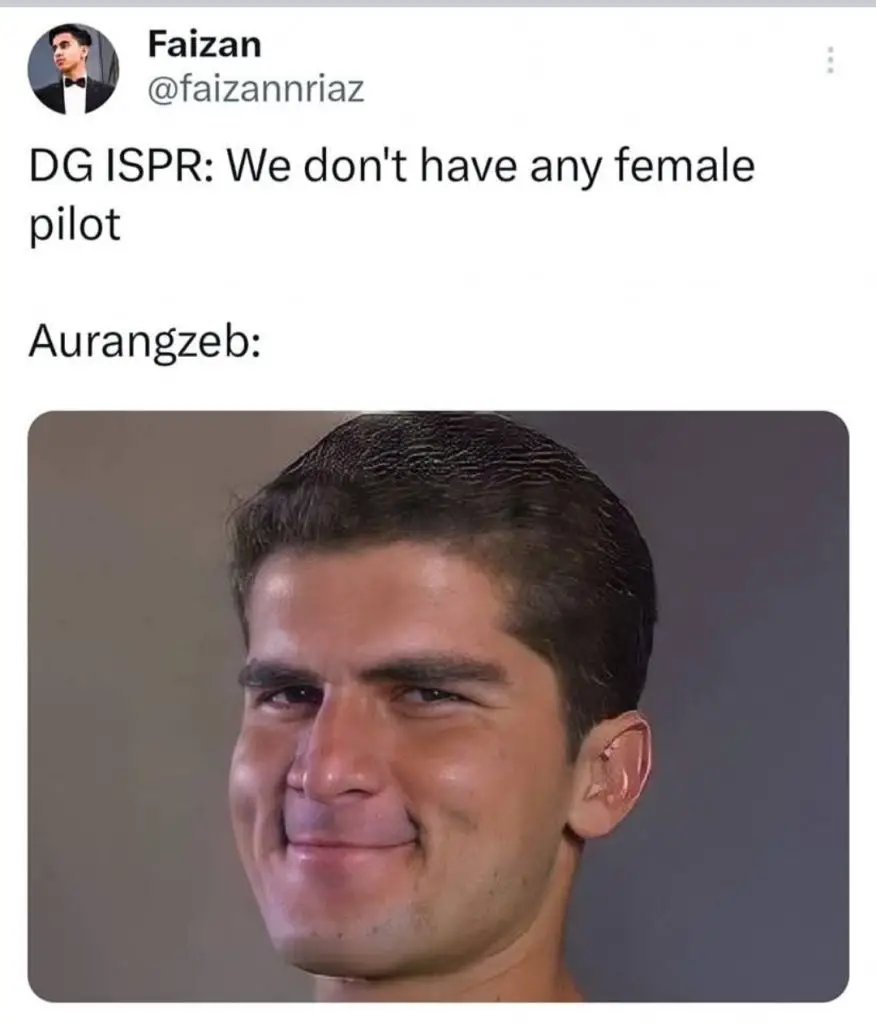 Air Marshall Aurangzaib Ahmed & Navy Vice Admiral Nawaz Meme Fixed on the Internet