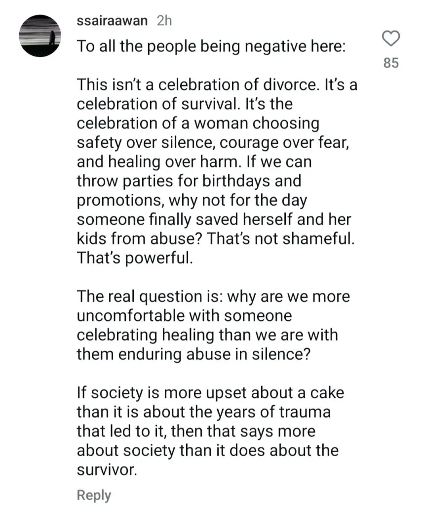 Daughter’s Celebration Of Mother’s Divorce Goes Viral