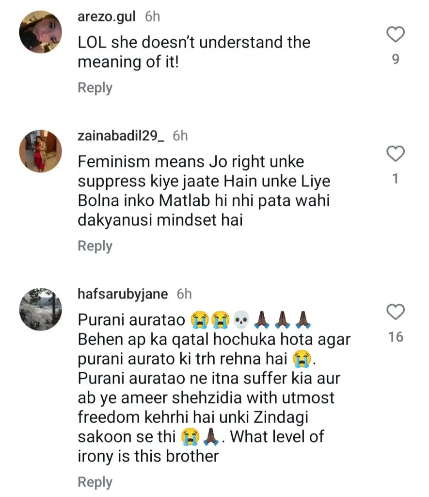 Sarah Khan’s Anti-Feminism Remarks Prompt Online Buzz