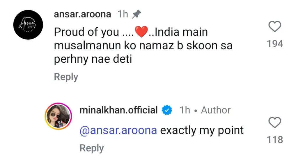 Minal Khan’s Loud & Clear Message To India Wins Hearts