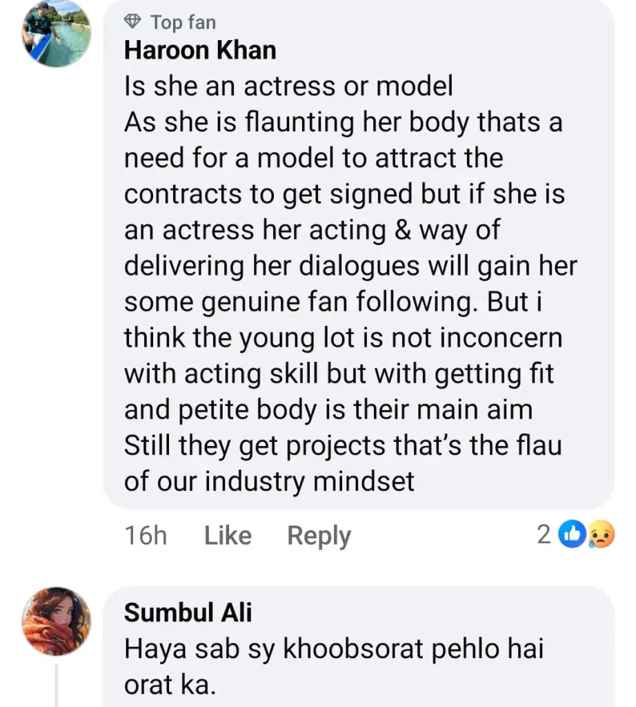 Anmol Baloch Bold Saari Look Under Criticism