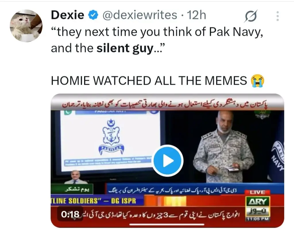 Air Marshall Aurangzaib Ahmed & Navy Vice Admiral Nawaz Meme Fixed on the Internet
