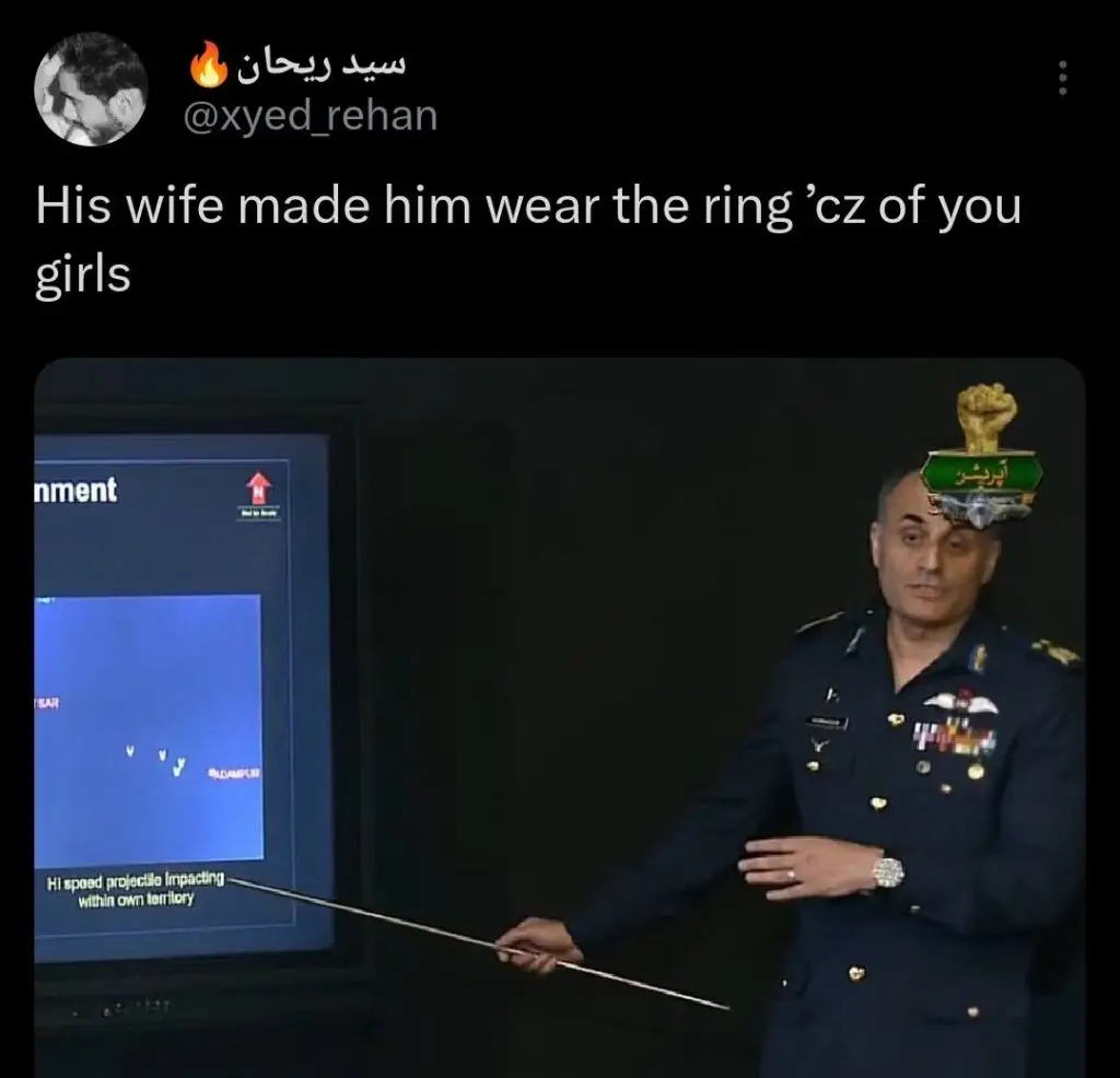 Air Marshall Aurangzaib Ahmed & Navy Vice Admiral Nawaz Meme Fixed on the Internet