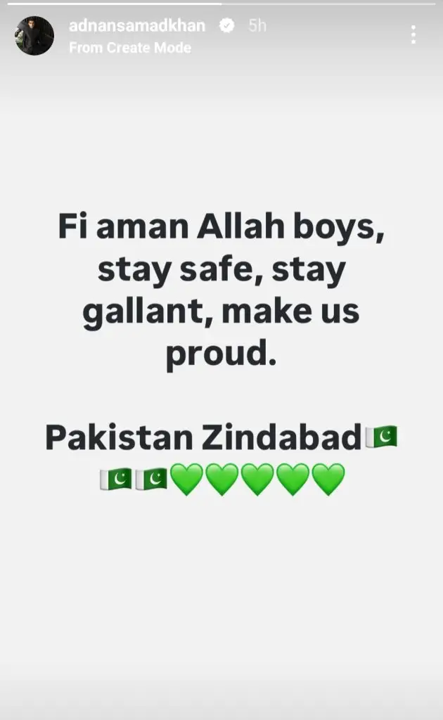Pakistani Celebrities React To PAF’s Operation Bunyan Ul Mursoos
