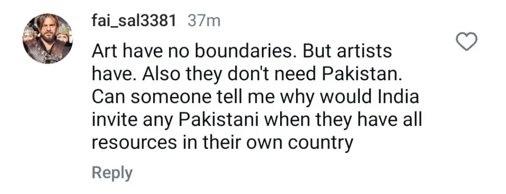 Rabya Kulsoom’s Stern Stance Against Bollywood Applauded