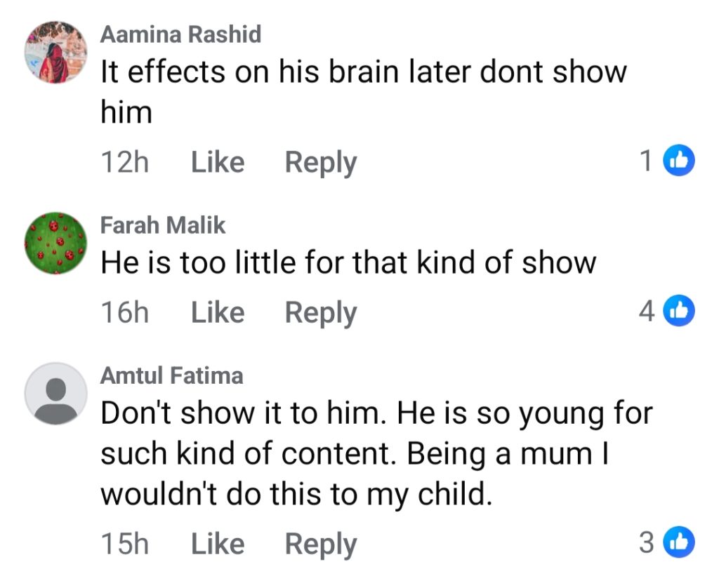 Faysal Quraishi’s Wife Under Criticism For Showing Son Behroopia