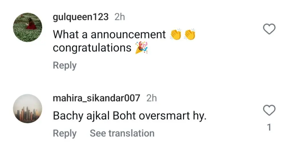 Sarah Khan Cute Pregnancy Announcement By Daughter Alyana
