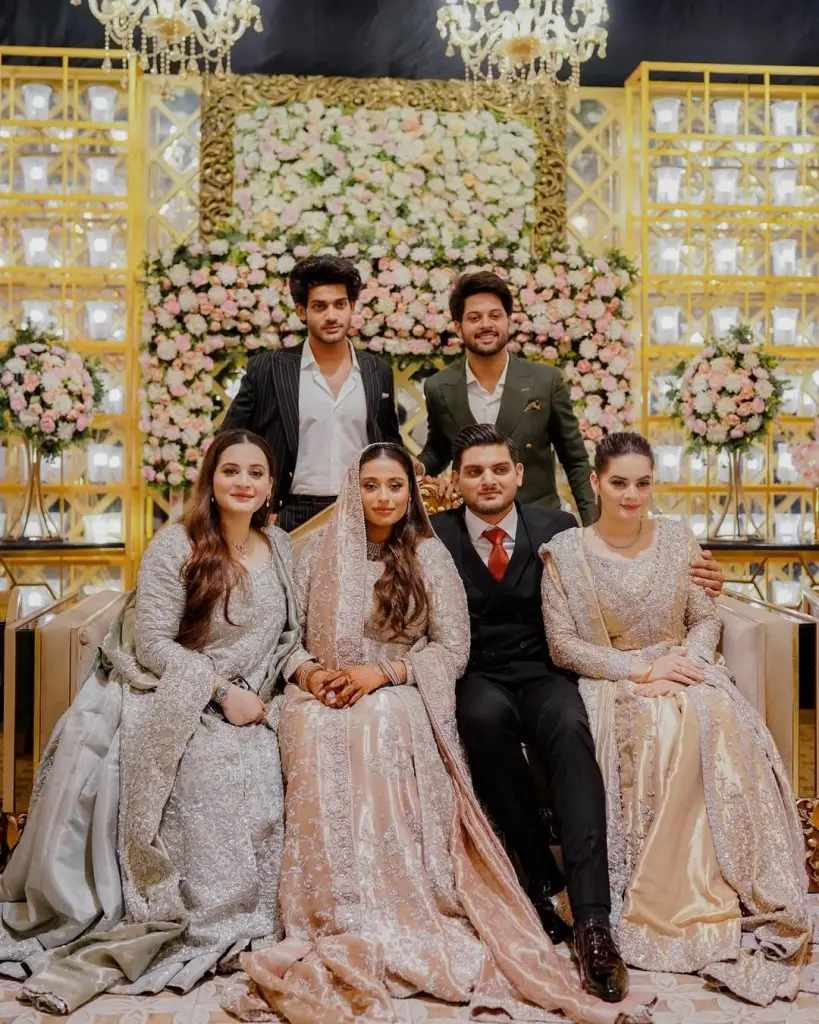 Aiman Khan and Minal Khan’s Brother Maaz Khan’s HD Reception Pictures