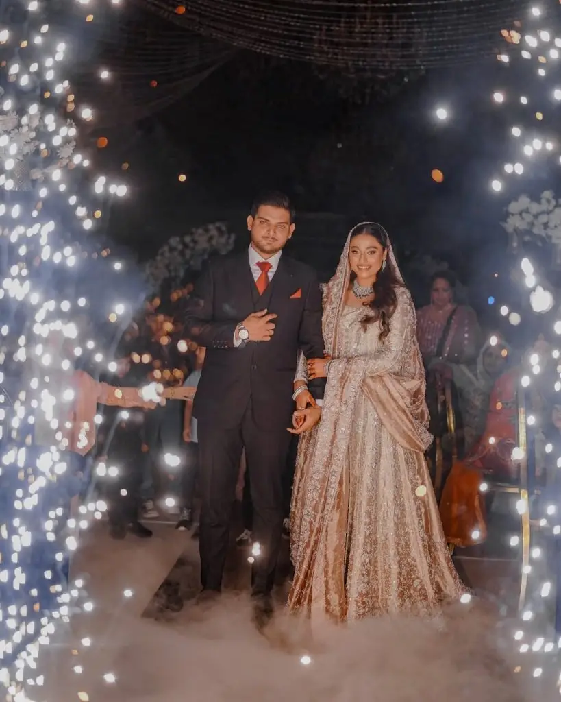 Aiman Khan and Minal Khan’s Brother Maaz Khan’s HD Reception Pictures